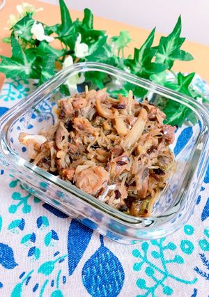 えのき入り鯖フレーク♡ヘルシー甘辛煮-レシピのメイン写真