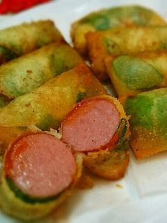 イタリアンなフランクフルト春巻き-レシピのメイン写真