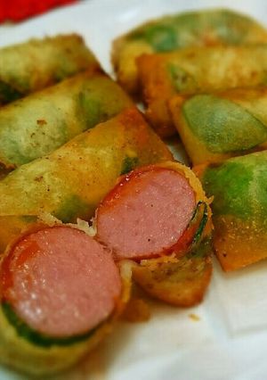 イタリアンなフランクフルト春巻き-レシピのメイン写真