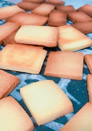 懐かしい味♡瓦煎餅風の固めのクッキー-レシピのメイン写真