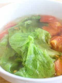 ☆レタスとトマトのスープ☆-レシピのメイン写真
