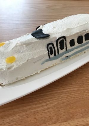 新幹線☆ケーキ-レシピのメイン写真