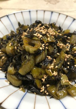 簡単！常備菜！アレンジ万能な高菜の炒め物-レシピのメイン写真