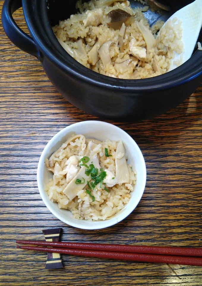 松茸ごはん風炊き込みご飯-レシピのメイン写真