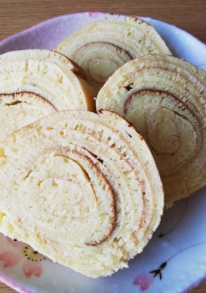 たまご焼き器でくるくるバームクーヘン-レシピのメイン写真