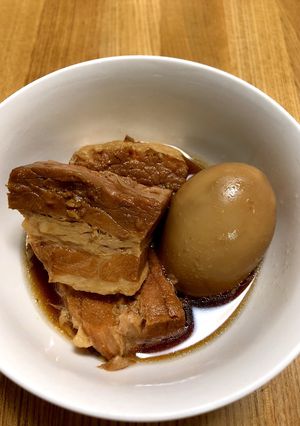 簡単 豚の角煮と煮卵-レシピのメイン写真
