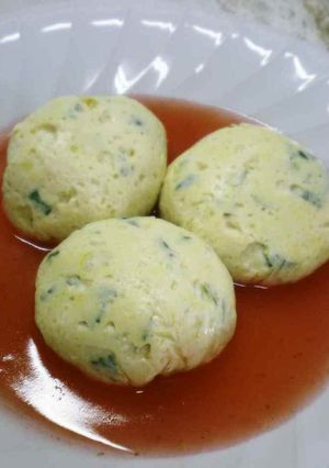 鶏挽とうふの梅ソース-レシピのメイン写真