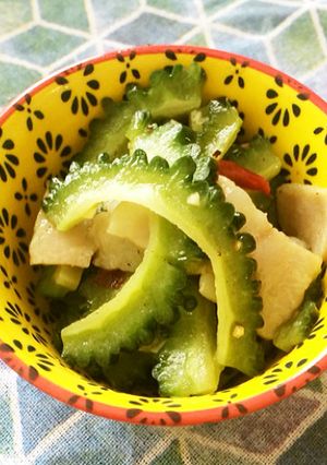 夏のベジつまみ♪「ゴーヤペペロンチーノ」-レシピのメイン写真