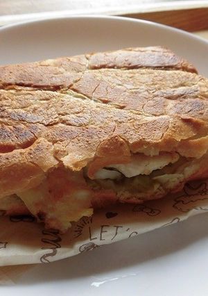 フランスパンでチキンサンド-レシピのメイン写真