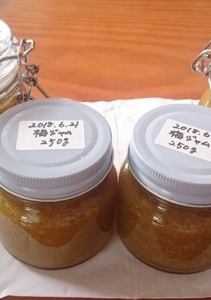 梅シロップの実で口当たり滑らかジャム-レシピのメイン写真