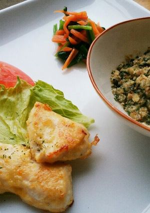 犬ご飯　鶏胸肉のピカタ-レシピのメイン写真