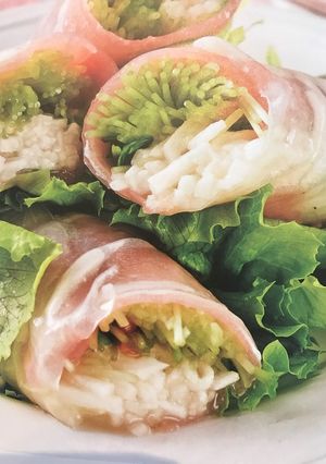 長芋と生ハムの生春巻き-レシピのメイン写真