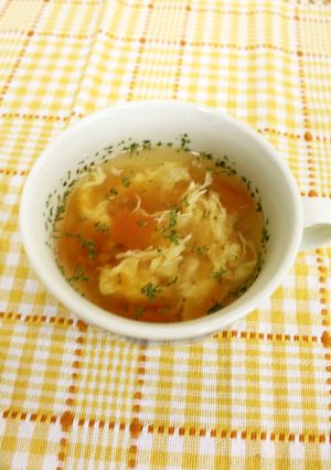 トマトのかきたまスープ-レシピのメイン写真