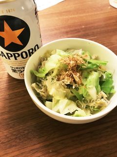 目分量でめちゃ旨!おつまみじゃこキャベツ-レシピのメイン写真