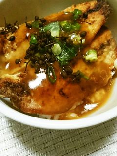 鯵のかば焼き丼-レシピのメイン写真