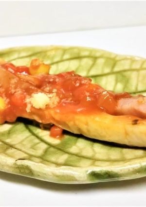 乗っけてチン♪超簡単「ちくわピザ」-レシピのメイン写真