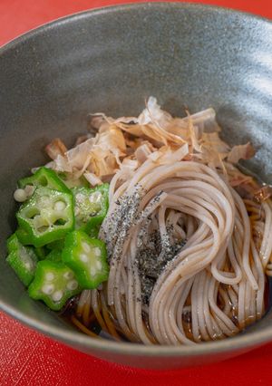 オクラとごまのさっぱりそば-レシピのメイン写真