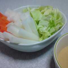 รูปของ マヨ味噌ディップwith野菜スティック
