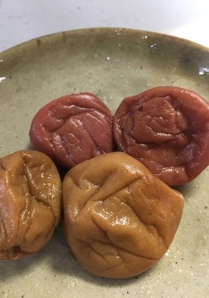 簡単ジップロック梅干-レシピのメイン写真