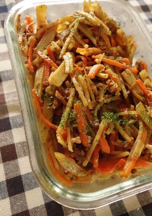 カレーキンピラ-レシピのメイン写真