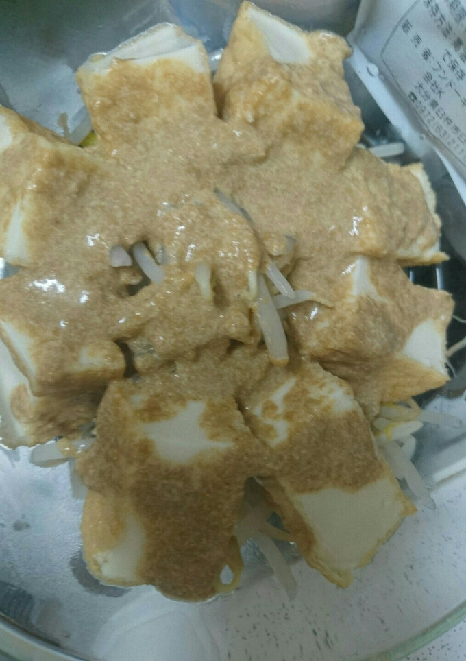 もやしと厚揚げのゴマバターサラダ-レシピのメイン写真