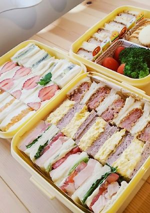 運動会弁当*サンドイッチ*フルーツサンド-レシピのメイン写真