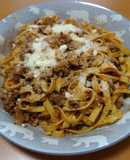 簡単ミートソースパスタ ボロネーゼ