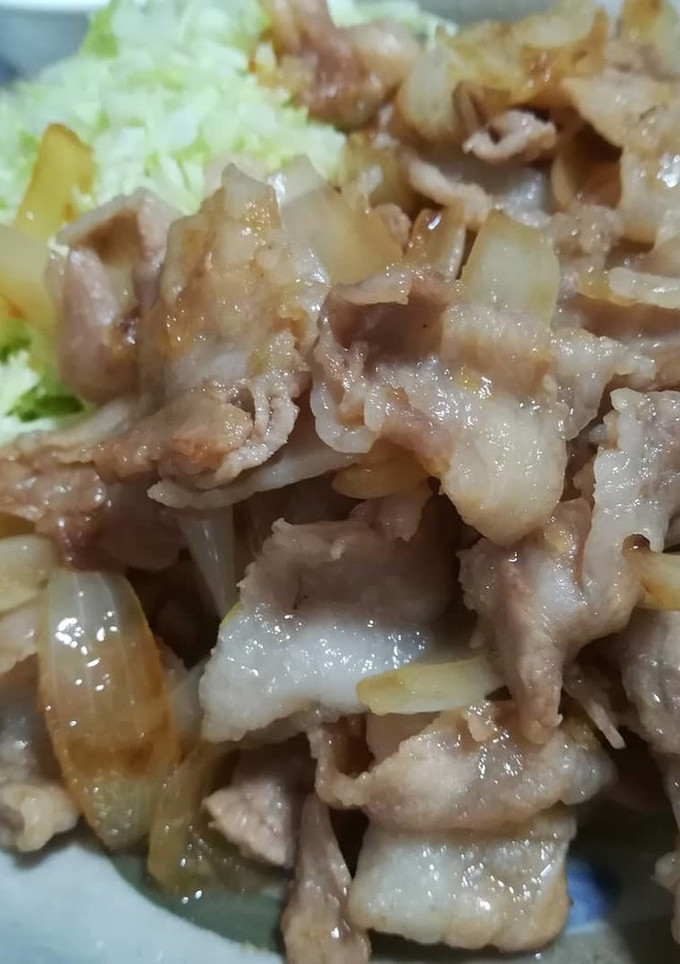 豚肉と玉ねぎのにんにく炒め-レシピのメイン写真