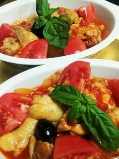 フレッシュな?!チキンのトマト煮込み-レシピのメイン写真