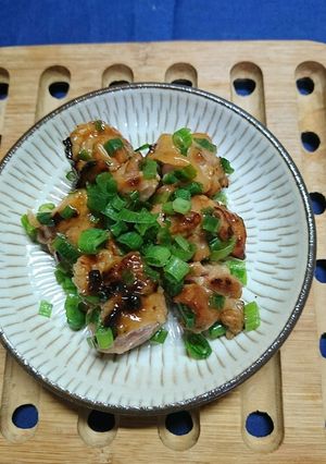 ネギまみれ!モモ肉の甘辛焼き-レシピのメイン写真