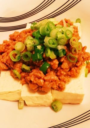 豆腐の肉味噌がけ-レシピのメイン写真