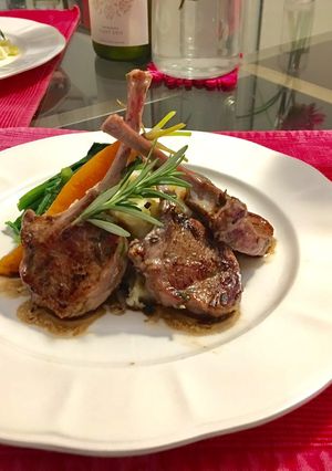 本場のラム肉のステーキ　バルサミコソース-レシピのメイン写真