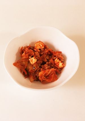 キムチ納豆チーズ！ダイエットやおつまみに-レシピのメイン写真