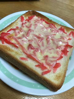 旨さシャキッと☆紅しょうがチーズトースト-レシピのメイン写真