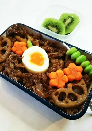 お弁当(6/23) すき焼き弁当-レシピのメイン写真