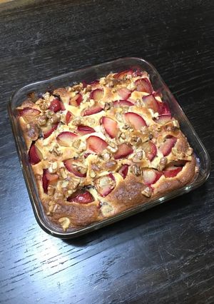 焼スコップケーキ♬♪すももとチョコチー♡-レシピのメイン写真
