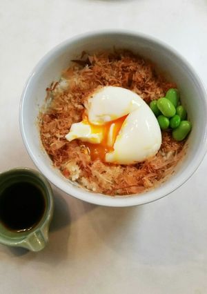 鰹節の半熟玉子のせ丼-レシピのメイン写真