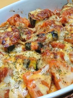 ズッキーニとトマトのミートソース焼き-レシピのメイン写真