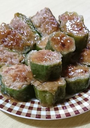 簡単☆ピーマンの肉詰め-レシピのメイン写真