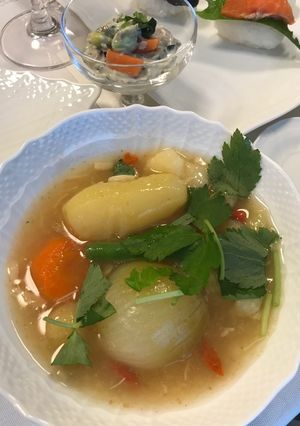 新じゃがいもと玉葱のスープ煮-レシピのメイン写真