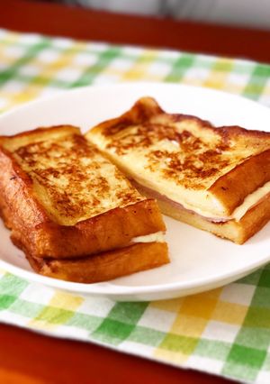 フレンチトーストでハムチーズサンド-レシピのメイン写真