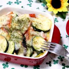 A picture of 夏野菜の味噌マヨチーズ焼き＊.