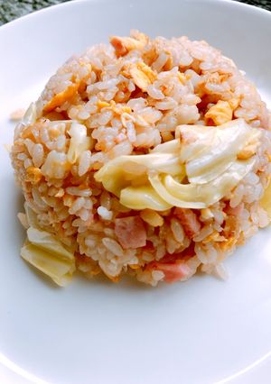 簡単！！ラーメン屋さんのようなレタス炒飯-レシピのメイン写真