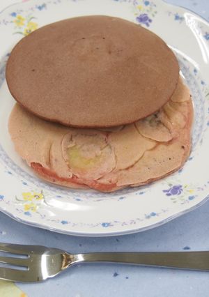 赤ビーツ入りホットケーキ-レシピのメイン写真