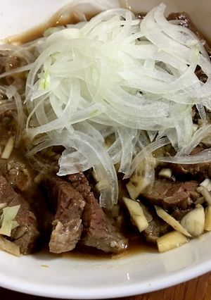 お家で♫にんにくたっぷり牛肉のタタキ-レシピのメイン写真