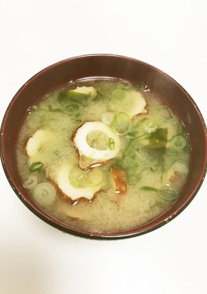 アレンジOK！ちくわとわかめの味噌汁♡-レシピのメイン写真