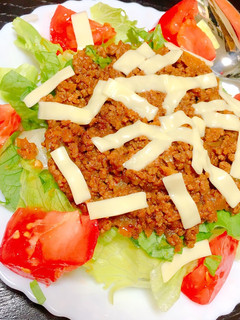 鮮やかタコライス-レシピのメイン写真