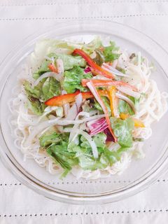 サラダそうめん-レシピのメイン写真
