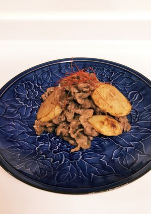 ❁牛肉とじゃがいもの甘味噌炒め❁-レシピのメイン写真