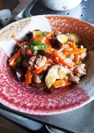 焼肉のたれで♪なんちゃって麻婆茄子-レシピのメイン写真